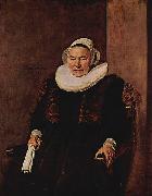 Frans Hals Portrait of an unknown woman painting